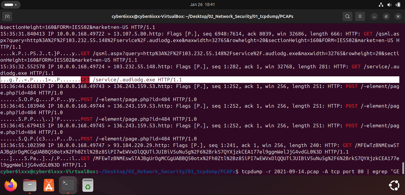 Suspicious HTTP GET Request