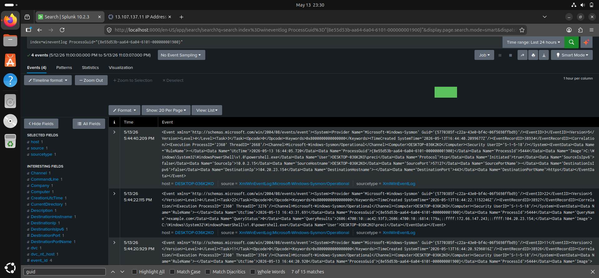 ProcessGuid Correlation Filter