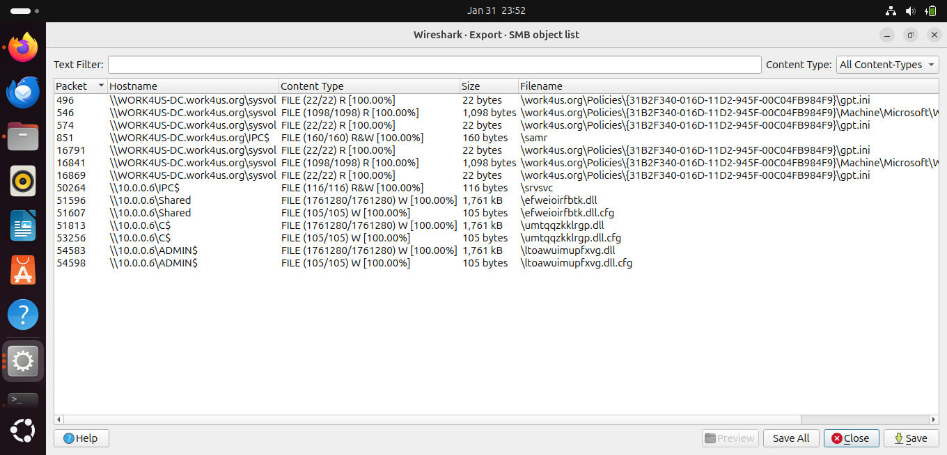 SMB Export